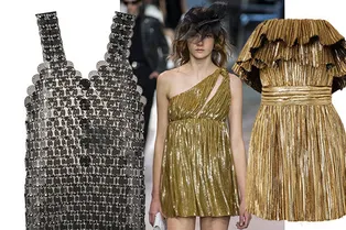 Кристаллы, дождик и даже жемчуг: 10 блестящих мини-платьев для тех, кому надоели пайетки