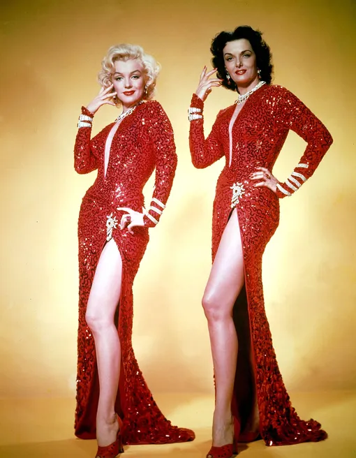 Мэрилин Монро и Джейн Рассел в фильме «Джентльмены предпочитают блондинок», 1953
