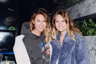 Даша Веледеева и Татьяна Азатян на гастрономической вечеринке Beluga Hunting