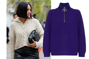 Свитер с молнией — обязательная покупка октября