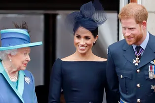 Меган Маркл, принц Гарри и маленький Арчи поздравили Елизавету II с днем рождения в Zoom