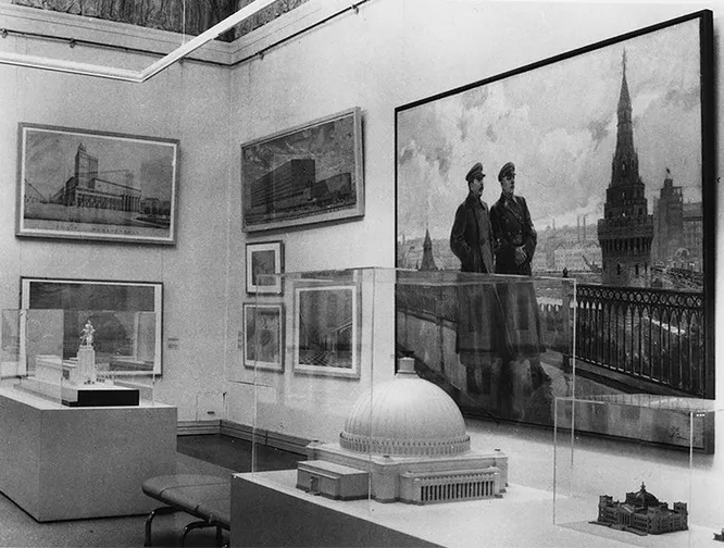 Экспозиция выставки «Москва Берлин. 1900 1950», 1996 год