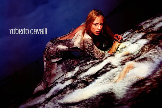 Рекламная кампания ROBERTO CAVALLI осень-зима 1990/00