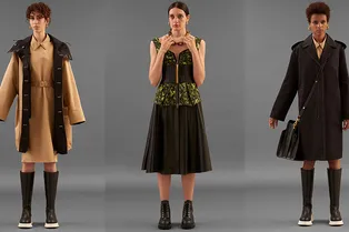 Двойные кардиганы, ремни-корсеты и «рабочая» одежда в коллекции Marni