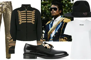 Мундир сержанта Пеппера, диско-стрейч и красная кожа: главные модные уроки Майкла Джексона