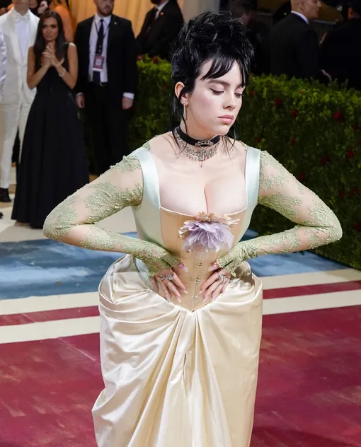 билли Айлиш на красной дорожке Met Gala. 2022