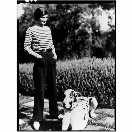 Коко Шанель в тельняшке, 1928 год