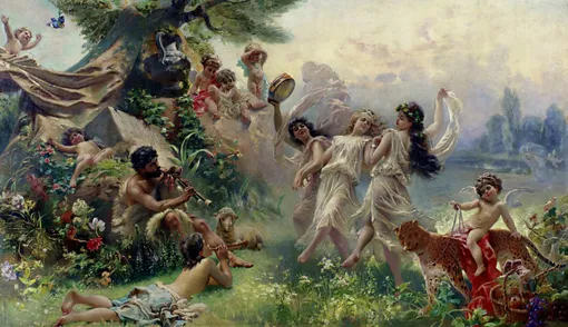 Константин Маковский, «Счастливая Аркадия» (1889-1890)