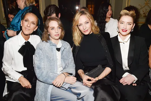 Селин Дион, Ума Турман с дочерью Майей, Эмбер Херд