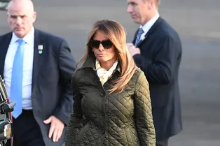 Стеганый жакет и лодочки: Мелания Трамп в идеальном образе для прохладной погоды