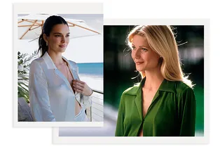 Застегивайте рубашку всего на одну пуговицу, как Гвинет Пэлтроу в фильме «Большие надежды»