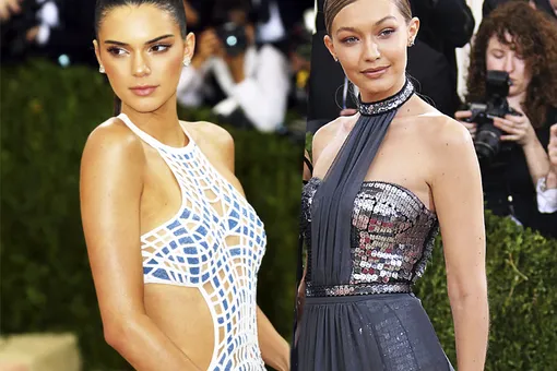 Кендалл Дженнер и Джиджи Хадид на Балу Института костюма Met Gala Кендалл Дженнер и Джиджи Хадид на Балу Института костюма Met Gala