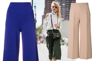 10 пар брюк-кюлотов, которые можно носить ранней осенью