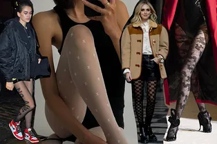 Как выглядят самые модные колготки этой осени