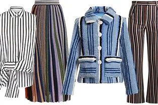 11 юбок, брюк и платьев в полоску, которые сделают фигуру стройнее