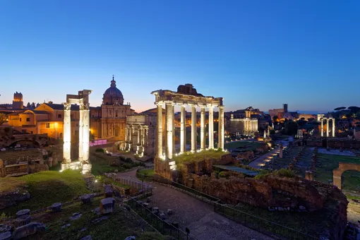 Вид на исторический цепнтр Рима