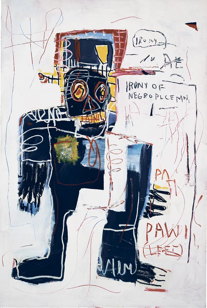 Jean-Michel Basquiat, Irony of a Negro Policeman, 1981