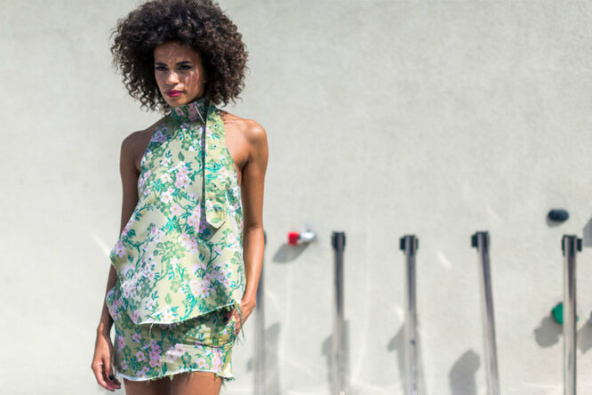 Street style недели моды в Нью-Йорке. День 2 Street style недели моды в Нью-Йорке. День 2