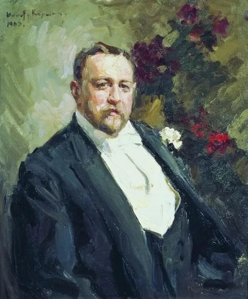 Константин Коровин. Портрет Ивана Морозова (1903, ГТГ)