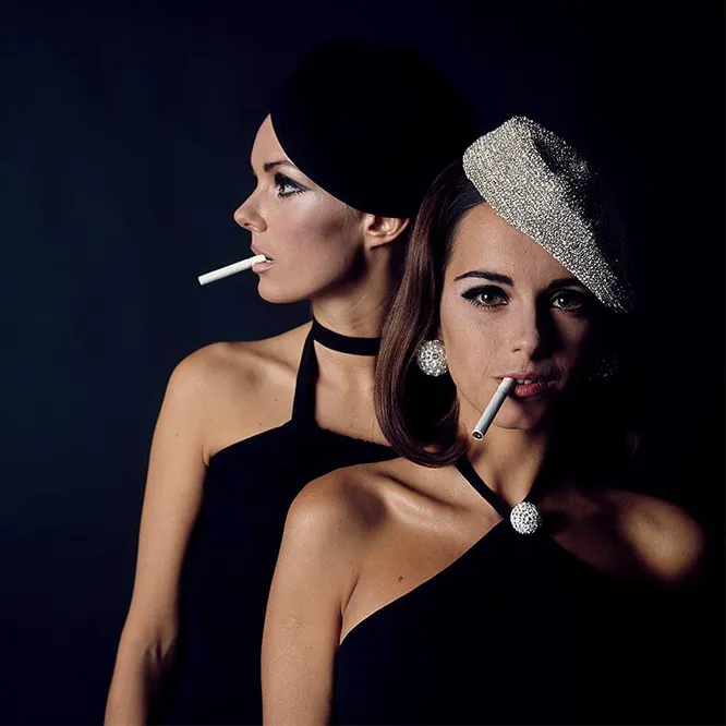 Модели в CHRISTIAN DIOR, 1966 год Модели в CHRISTIAN DIOR, 1966 год