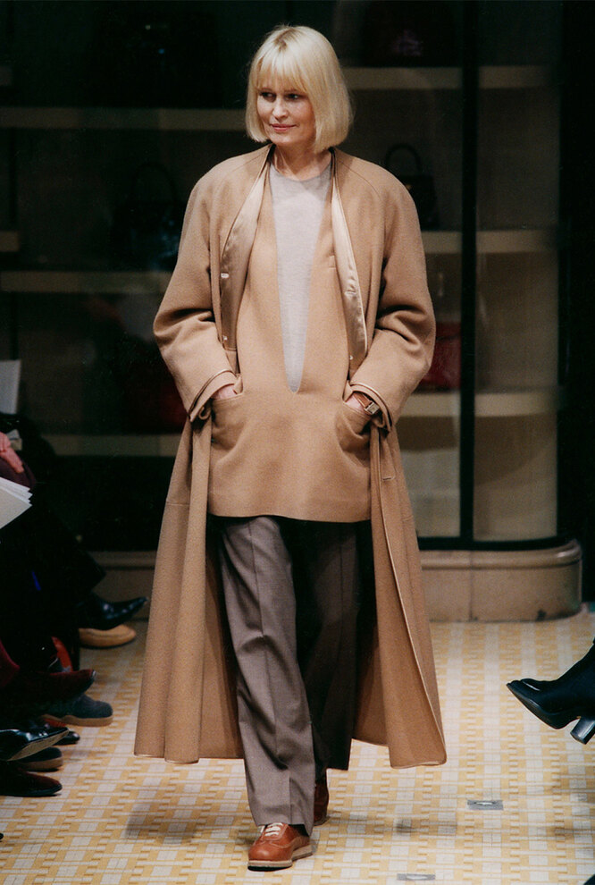 Первая коллекция Мартина Маржелы для Hermès осень-зима 1998/99