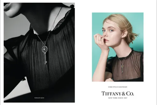 Эль Фэннинг и Люпита Нионго в рекламной кампании Tiffany & Co.