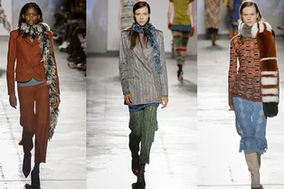 Небанальные шарфы Missoni из меха, шерсти и люрекса Небанальные шарфы Missoni из меха, шерсти и люрекса