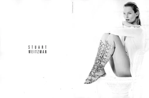 Кейт Мосс рекламной кампании Stuart Weitzman Кейт Мосс рекламной кампании Stuart Weitzman