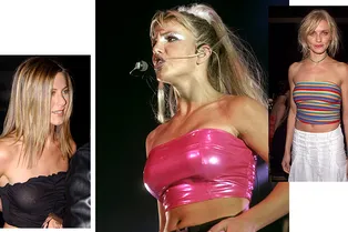 Этим летом носим трикотажные топы-трубы, как звезды нулевых