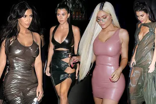 14 самых сексуальных платьев сестер Кардашьян-Дженнер