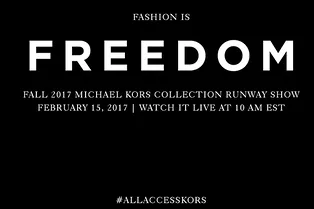 Прямая трансляция показа коллекции Michael Kors Collection осень-зима 2017 Прямая трансляция показа коллекции Michael Kors Collection осень-зима 2017