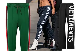 13 спортивных брюк, чтобы носить их с кроп-топами и каблуками