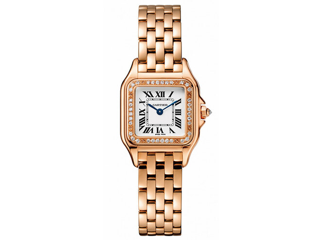 Часы Panthère de Cartier, Cartier (розовое золото, бриллианты)